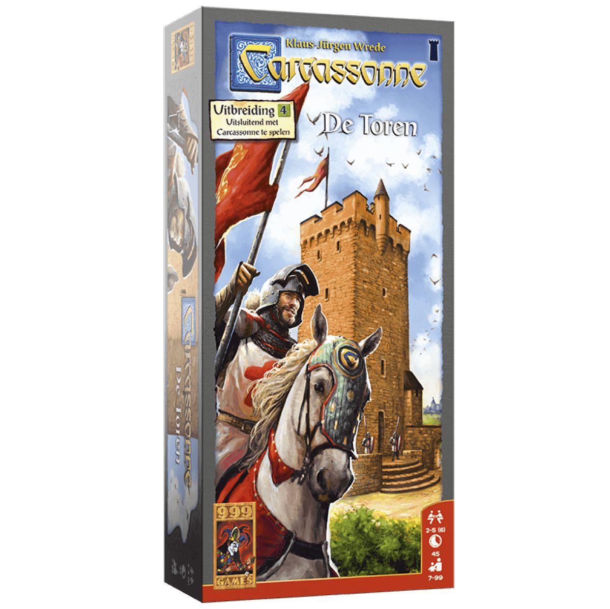 Ordelijk draaipunt regel Carcassonne De Toren | Queen of Games Oostende - de beste, leukste  bordspellen en kaartspellen kopen aan een eerlijke goedkope prijs.
