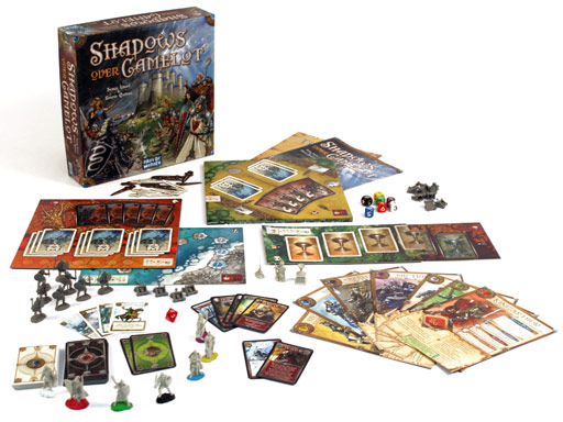 Shadows over camelot board games with lots of minis to paint